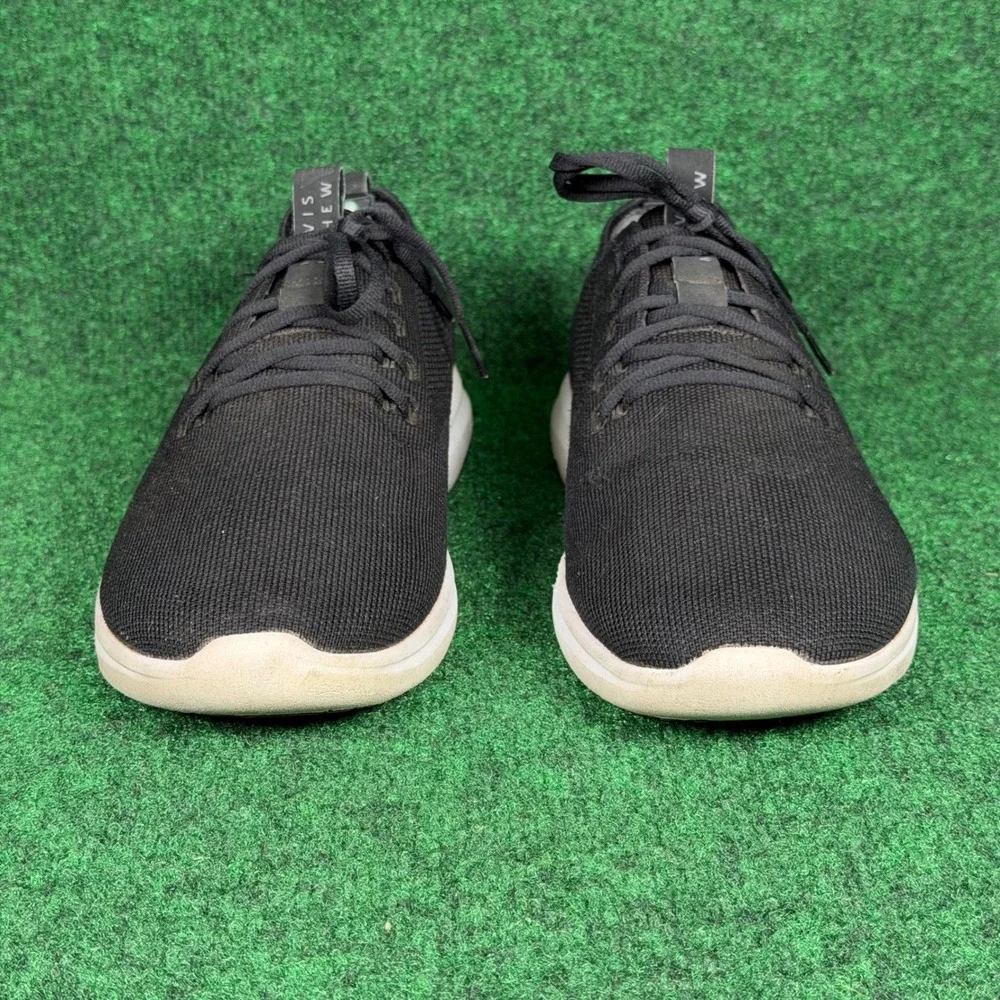 TravisMathew The Daily Knit Sneaker Men 11 Black White Athletic Golf Work Casual